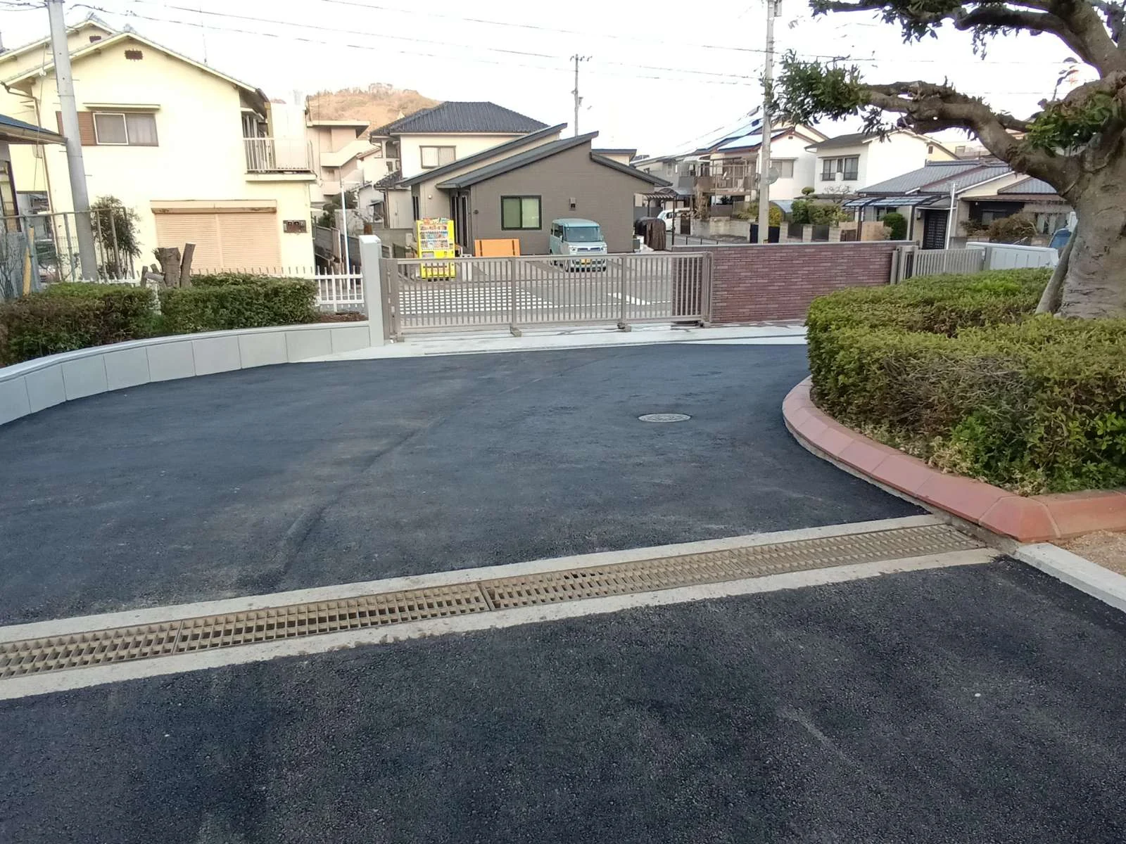 舗装工事の設備・施工写真 1